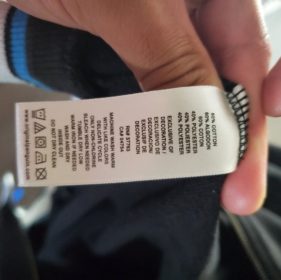 Original Penguin Men's Zip Up Sweater,  Size XL - Picture 5 of 5